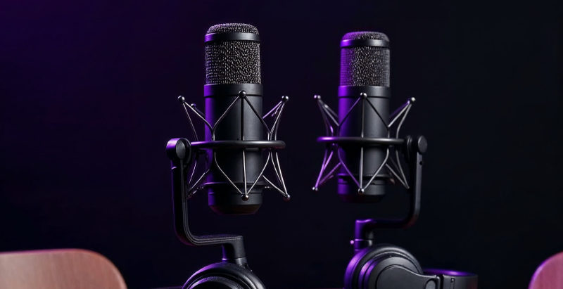 Grabación del podcast Ofek Voices